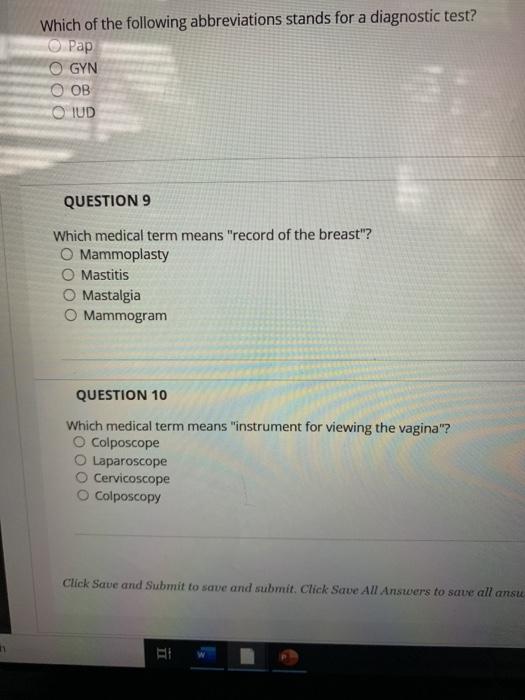 Solved Question Completion Status QUESTION 1 Which Of The Chegg