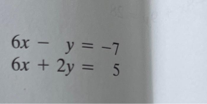 y 7 6x 8