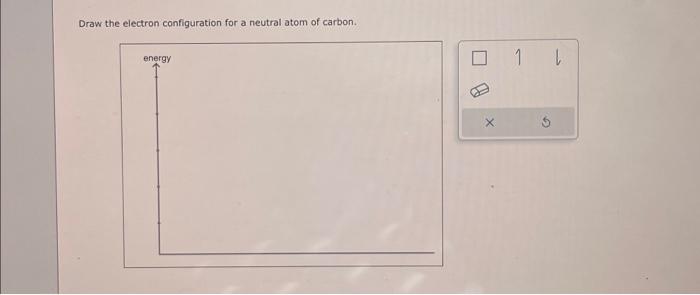 Solved Draw the electron configuration for a neutral atom of | Chegg.com
