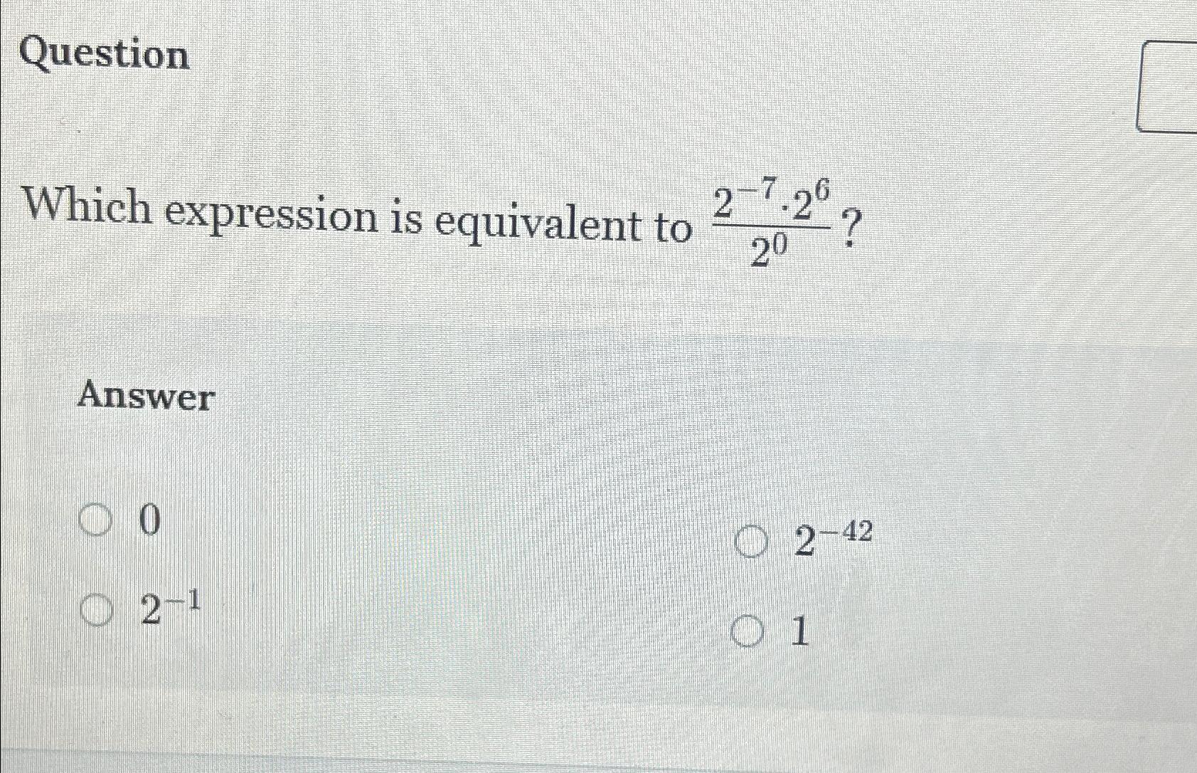 solved-questionwhich-expression-is-equivalent-to-chegg