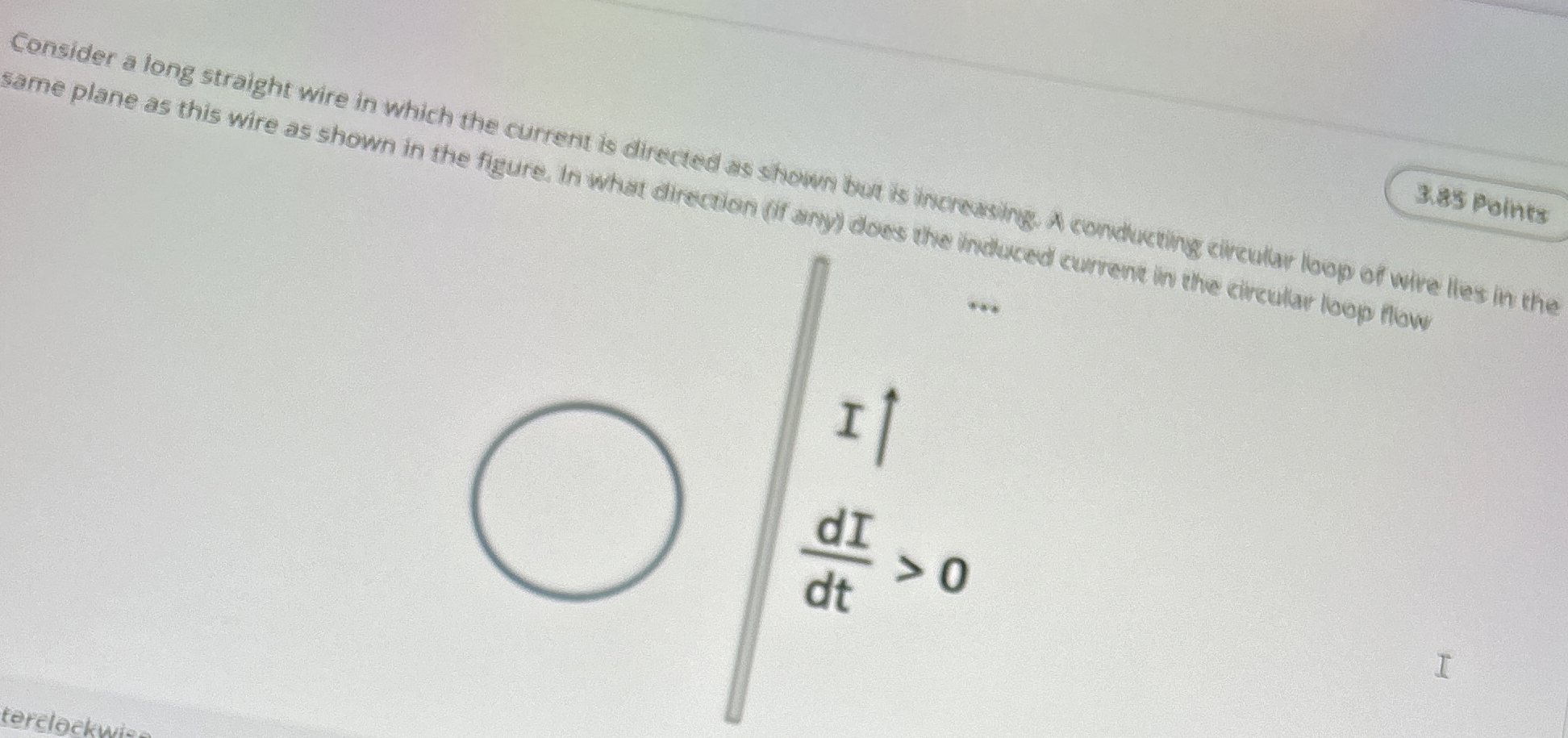 Solved Consider a long straight wire in which the current is | Chegg.com