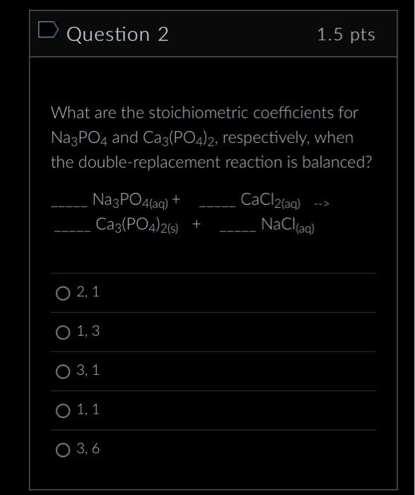 Solved What is the product and the stoichiometric | Chegg.com