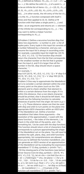 Solved Assignment 3 In this assignment, you will write a | Chegg.com