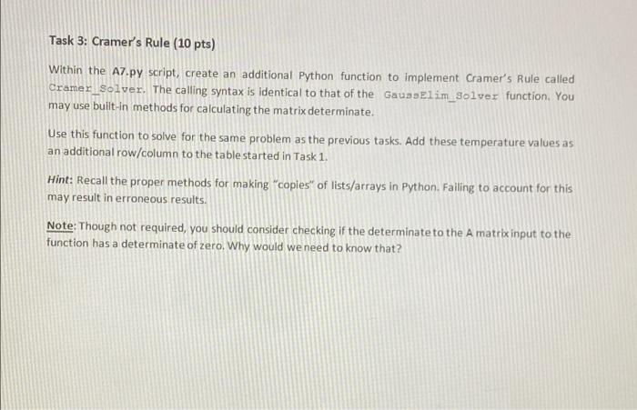 Solved using Python 3 language, please help me solve task 3: | Chegg.com