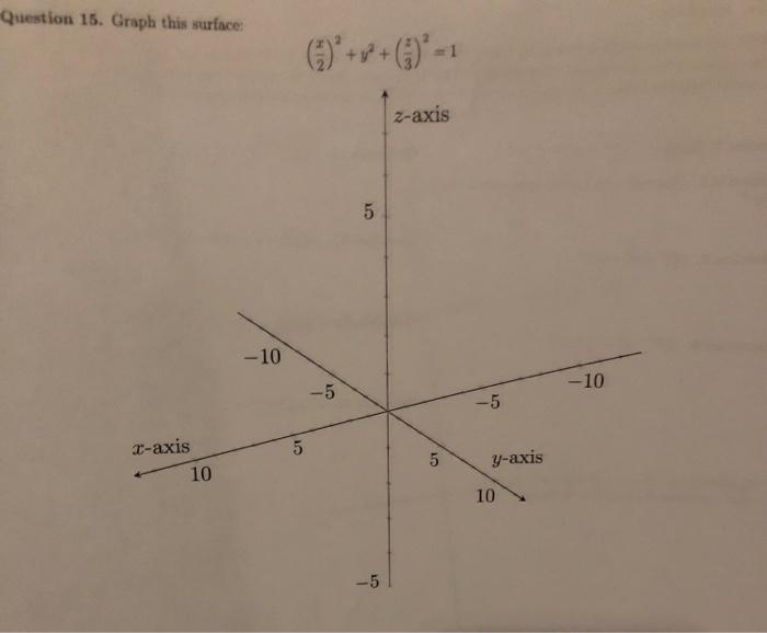 Xyz Graphing