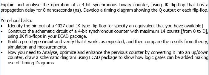 Solved Explain and analyse the operation of a 4-bit | Chegg.com