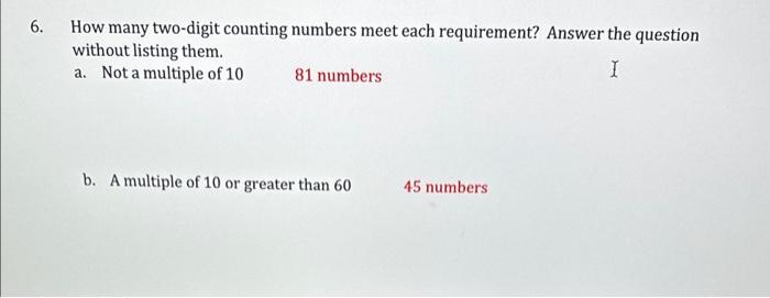 Solved counting problems involving 