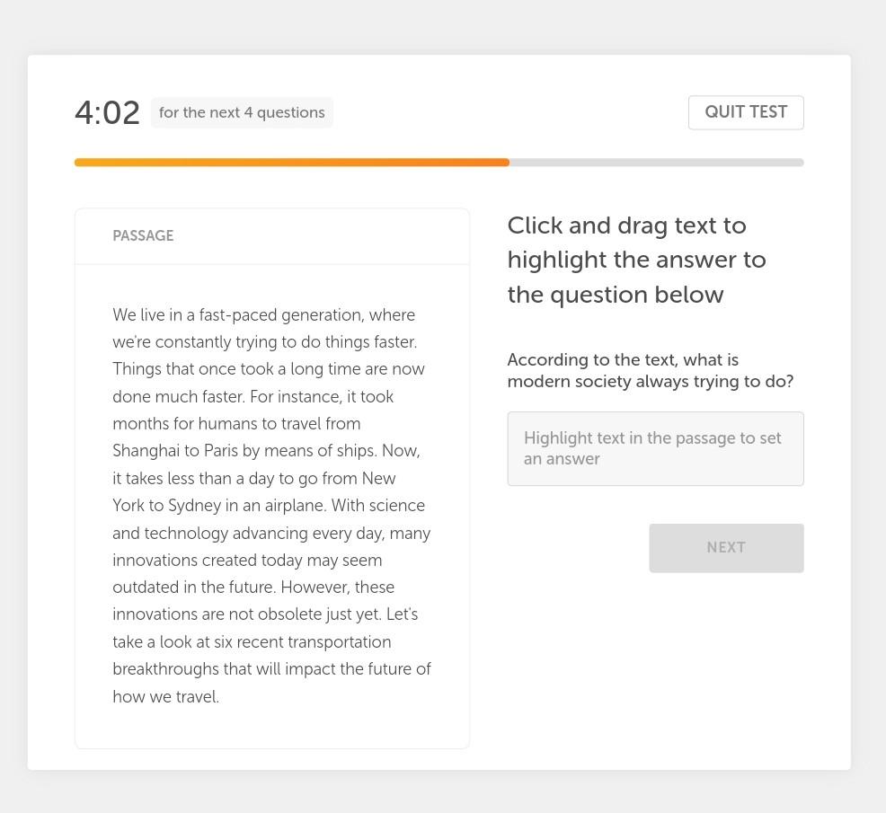 4 02 For The Next 4 Questions Passage We Live In A Chegg Com