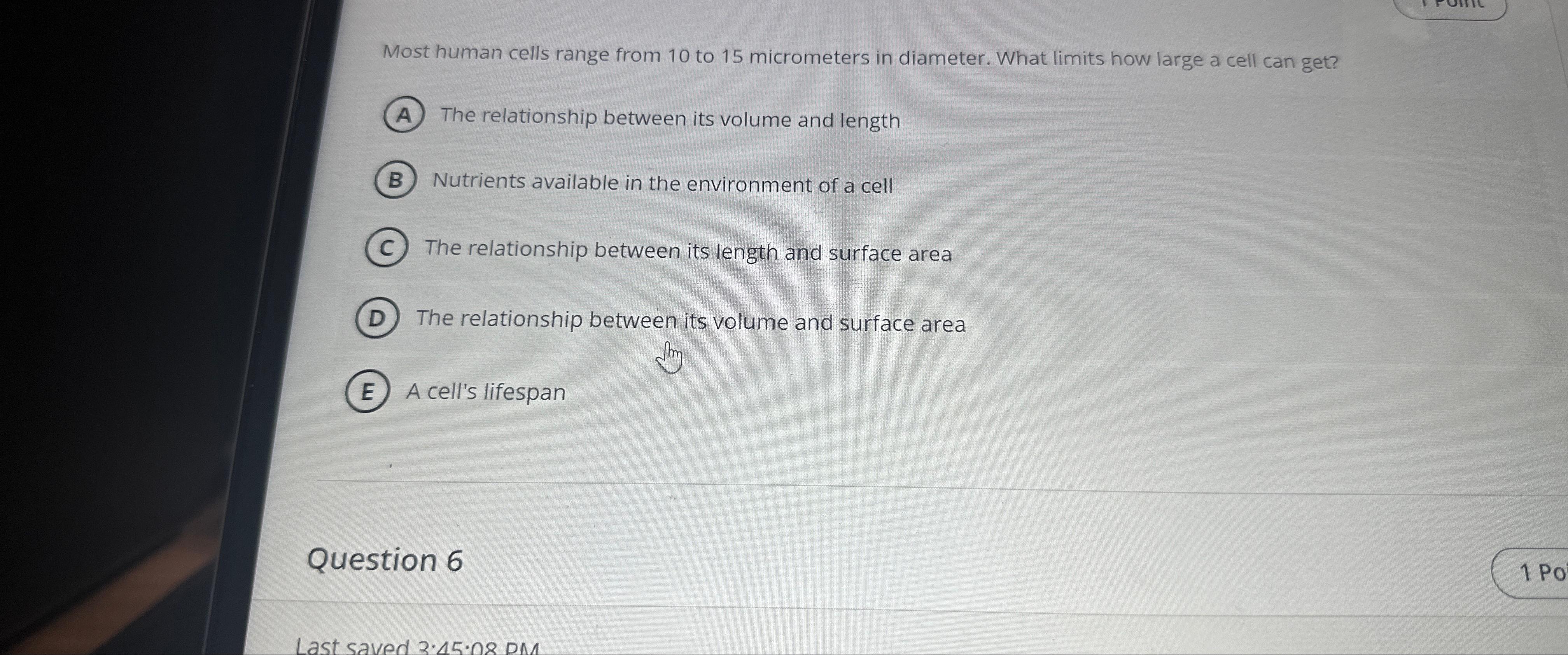 Solved Most human cells range from 10 ﻿to 15 ﻿micrometers in