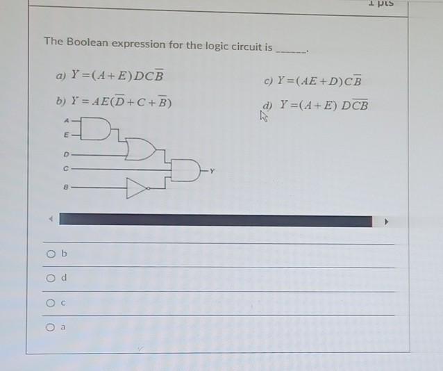 Solved Question 39 1 pts Which logic circuit of Figure 4-8 | Chegg.com