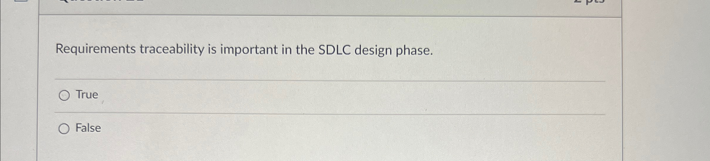 Solved Requirements traceability is important in the SDLC | Chegg.com
