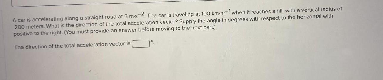 Solved A car is accelerating along a straight road at 5 | Chegg.com