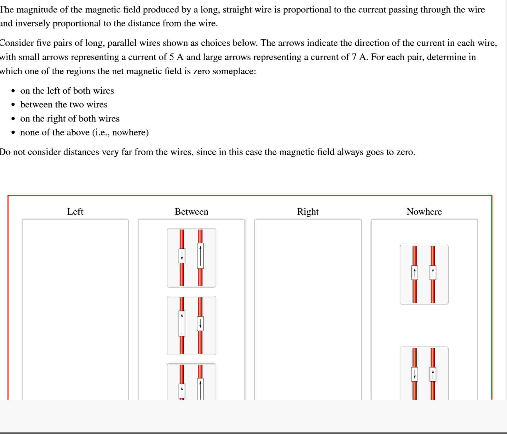 Solved The magnitude of the magnetic field produced by a | Chegg.com