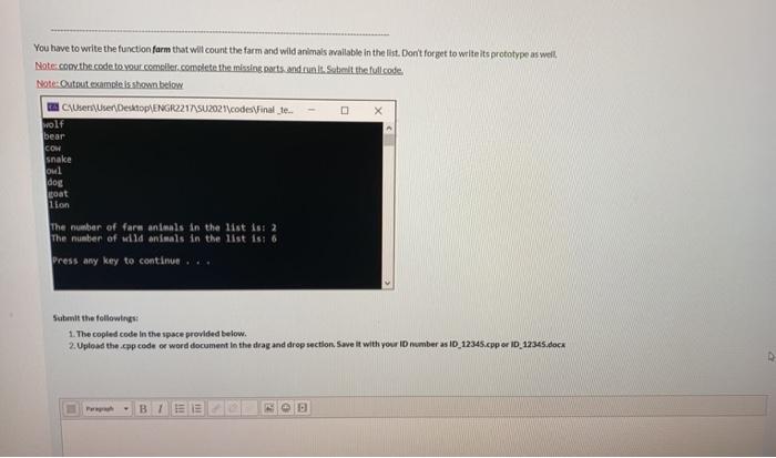 Solved Check the program given below. The main function | Chegg.com