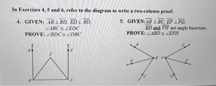 Solved In Exercises 4, 5 And 6, Refer To The Diagram To | Chegg.com