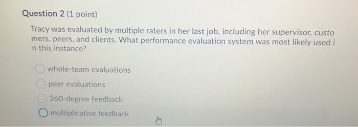 Solved Question 10 (1 point) Which of the following is not | Chegg.com
