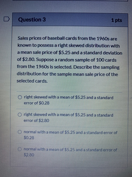 Sampling Baseball Cards Of The Past