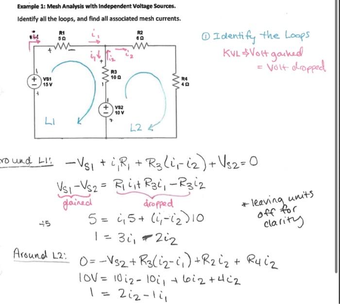 Solved 2. Solve the following circuit using mesh analysis. | Chegg.com