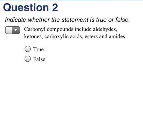Solved Question 2 Indicate whether the statement is true or | Chegg.com