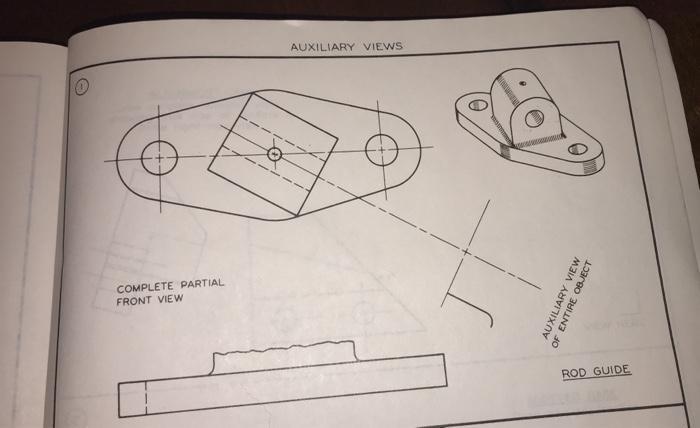 Solved AUXILIARY VIEW AUXILIARY VIEWS OBJECT COMPLETE | Chegg.com