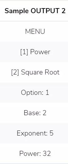 Solved Create a program that will use the following | Chegg.com