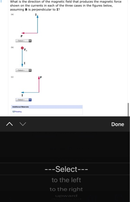 solved-what-is-the-direction-of-a-current-that-experiences-chegg