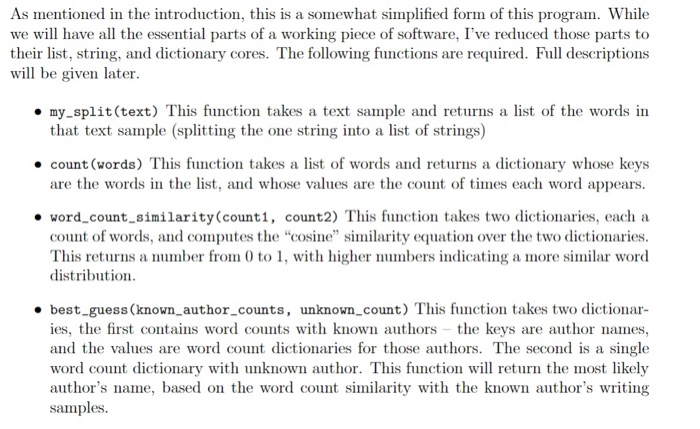 Solved] I tried to code countWords that takes in a list, lst, as a