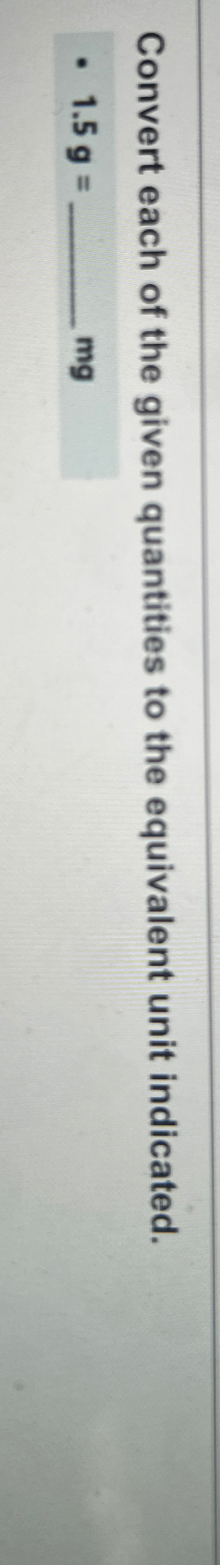 Solved Convert each of the given quantities to the | Chegg.com