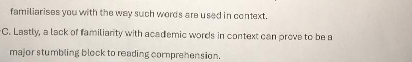 Solved familiarises you with the way such words are used in | Chegg.com