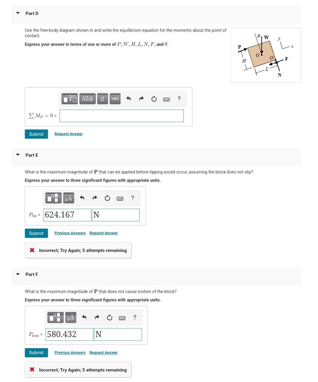 Solved Use The Free-body Diagram Shown In And Write The | Chegg.com