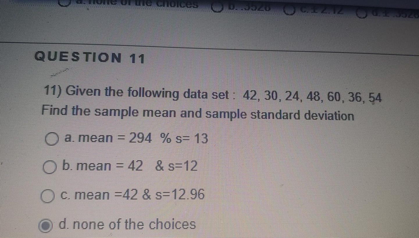 Solved 0.-240 V. QUESTION 11 11) Given the following data | Chegg.com