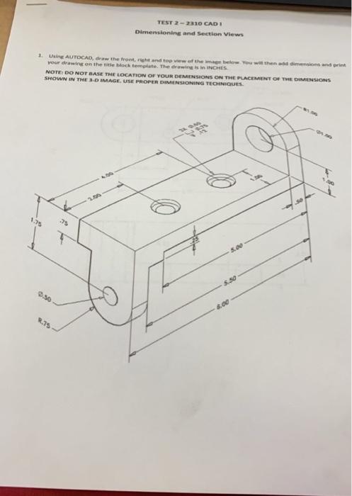 Solved vour drawine on the tilie biock tembiate. The drawing | Chegg.com