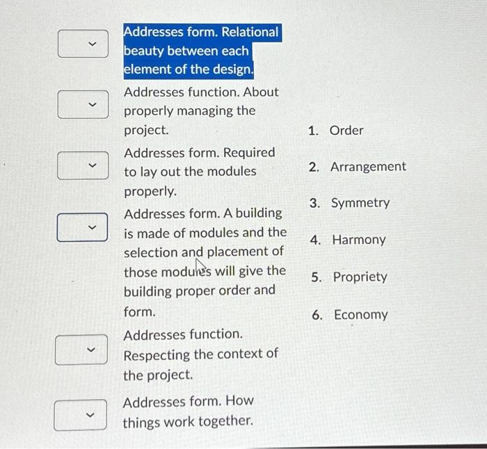 Addresses function. About properly managing the | Chegg.com