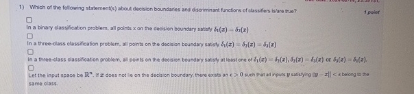 Solved Which of the following statement(s) ﻿about decision | Chegg.com