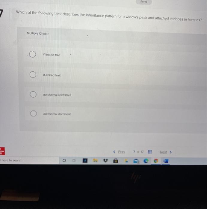 Solved Saved 7 Which of the following best describes the | Chegg.com