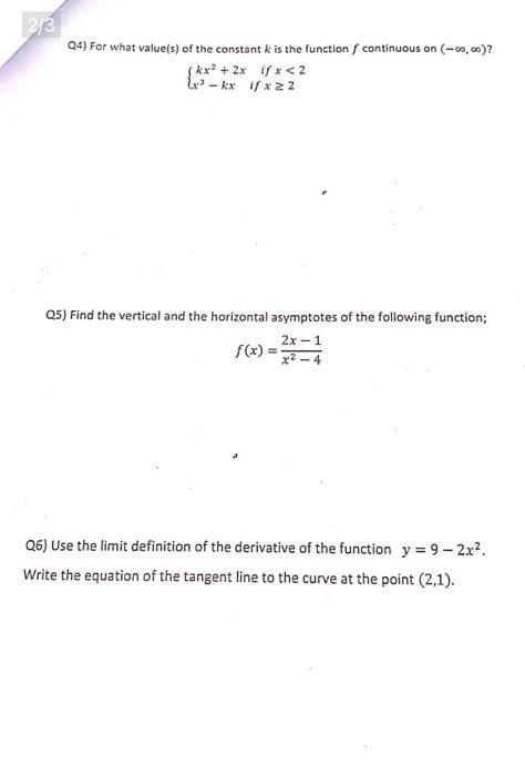 Solved Q1) Consider The Functions F(x) = C++? + 1 And G(x) = | Chegg.com