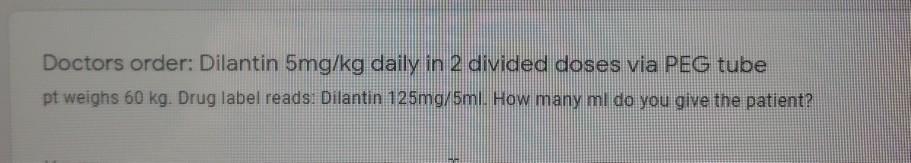 dilantin 5mg
