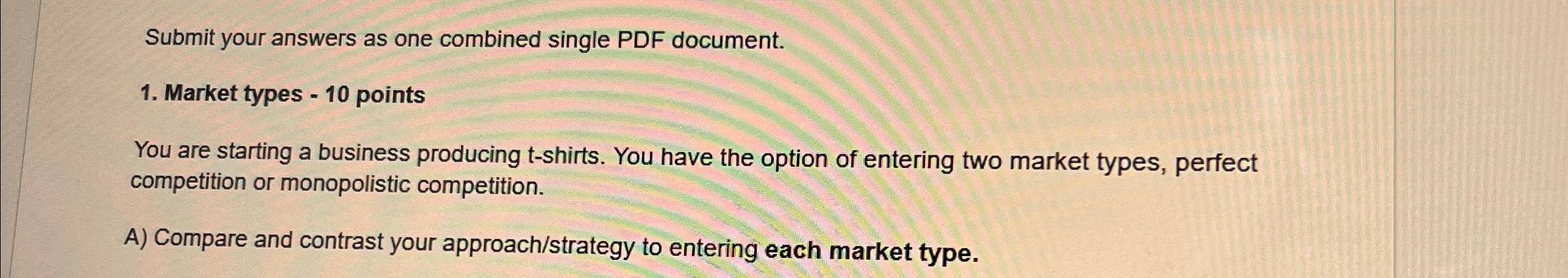 Solved Submit your answers as one combined single PDF | Chegg.com
