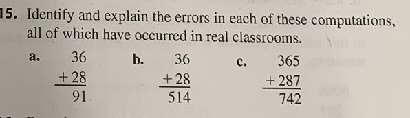 Solved 15. Identify and explain the errors in each of these | Chegg.com