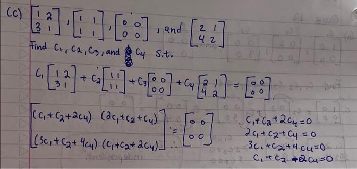 Solved please write out and explain part c and d for #1 | Chegg.com