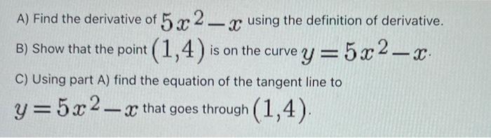 derivative of x 5 2x 2