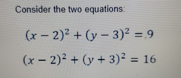 Solved write a matlab code to plot the two circles in the | Chegg.com