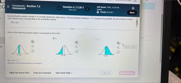 7.2 statistics homework answers