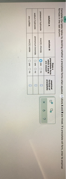 Solved Complete The Table Below By Deciding Whether A | Chegg.com