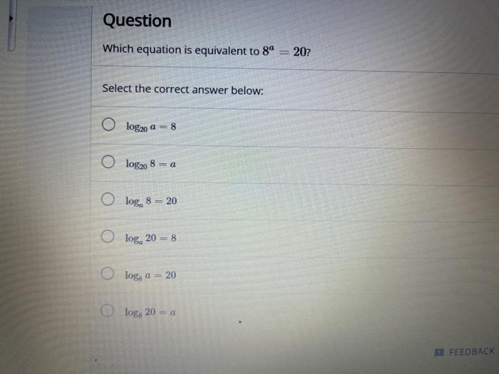 solved-question-which-equation-is-equivalent-to-84-20-chegg