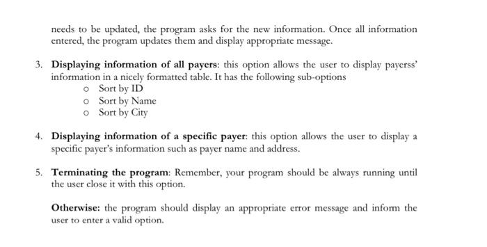 Solved The aim of Tax Management System is to provide a | Chegg.com