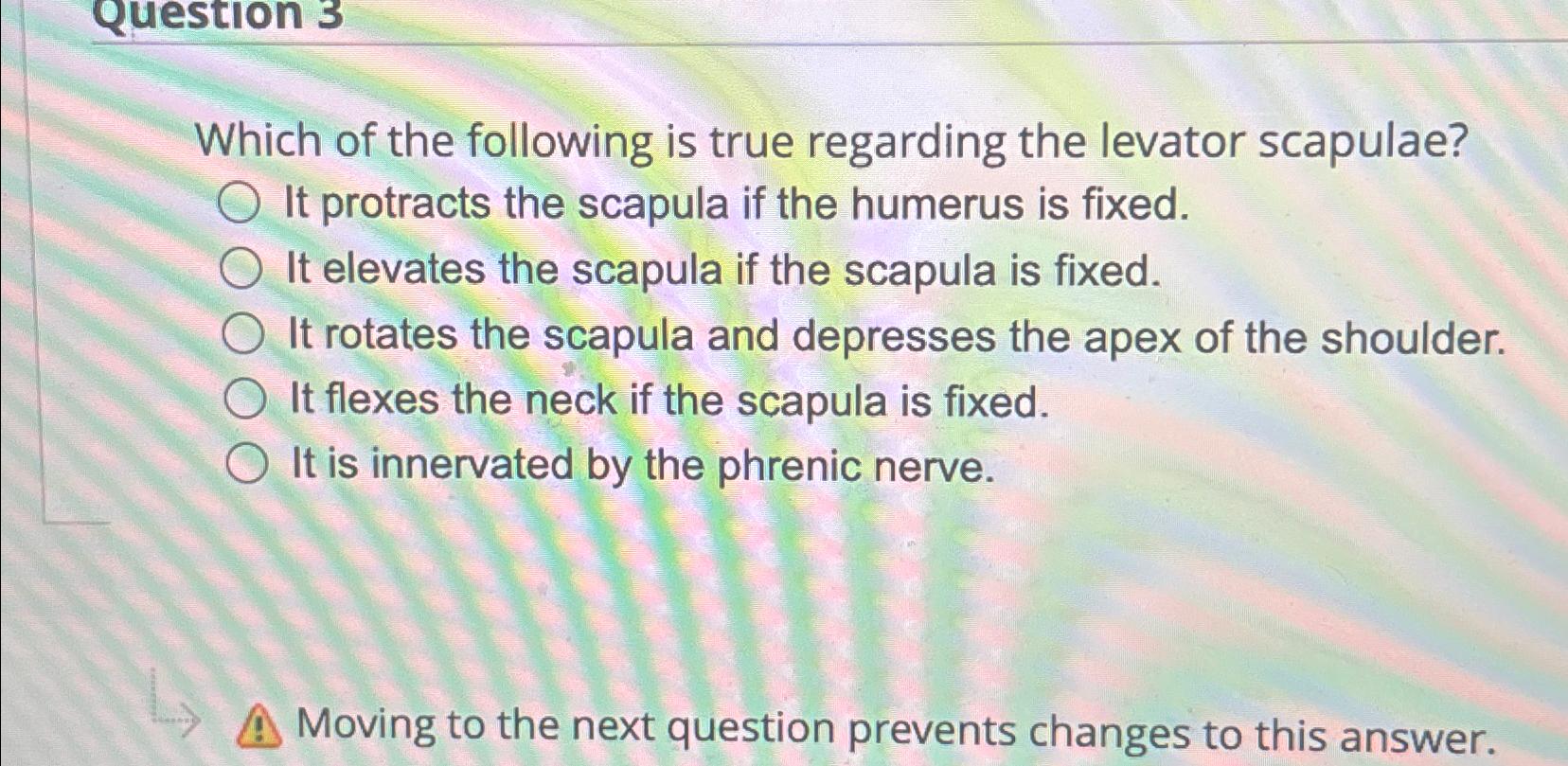 Solved Question 3Which of the following is true regarding Chegg