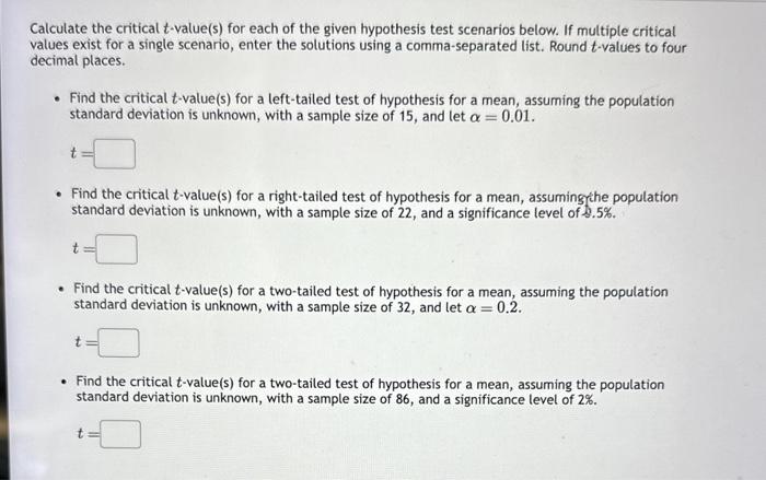 hypothesis right tailed test