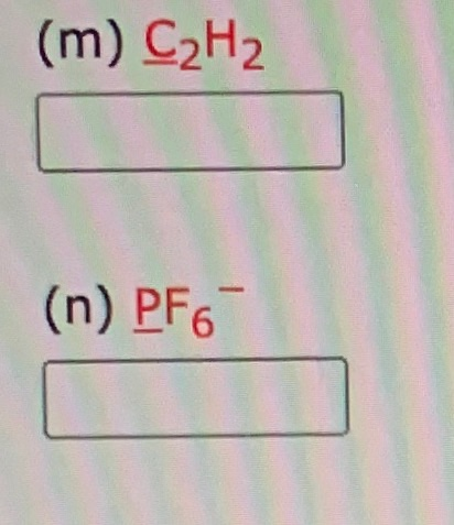 Solved Give the oxidation number of the underlined atoms in