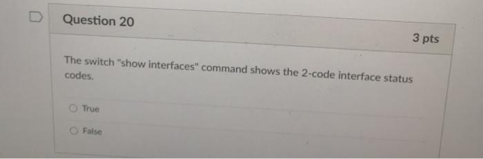 Solved Question 19 3 pts Which ONE of the following | Chegg.com